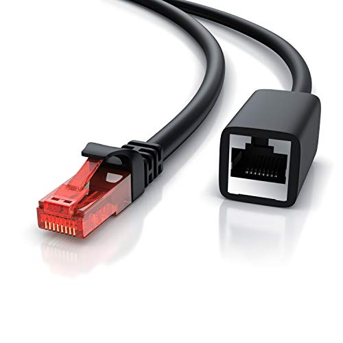 2m - Netzwerkkabel Verlängerung Ethernet Gigabit Lan RJ45 - 10 100 1000Mbit s - Patchkabel - kompatibel zu CAT.5 CAT.5e CAT.6 CAT.7 - Switch Router Modem Patchpannel Access Point Patchfelder von CSL-Computer