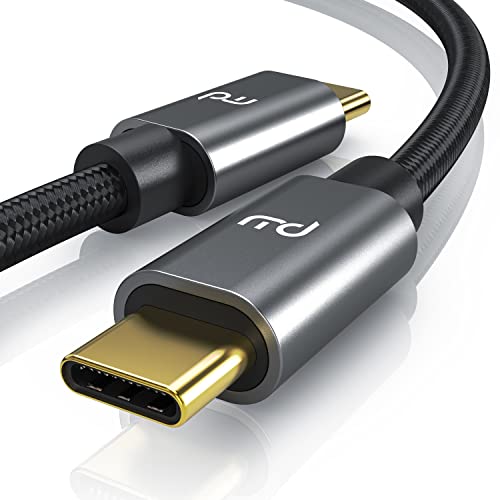 CSL - 1m USB C 3.2 Kabel Gen 2x2-100 Watt PowerDelivery Ladekabel – Datenkabel 20 Gbit/s – Schnellladekabel - USB 3.2 Gen2x2 – Nylonummantelung von CSL-Computer