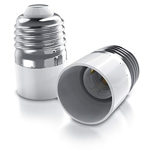 CSL - 2 x Lampensockel E27 Fassung auf E14 Sockel Adapter - Konverter - Lampenfassung Lampensockeladapter für LED Halogen Energiesparlampen CSL - 2 x Lampensockel E27 Fassung auf E14 Sockel Adapter - Konverter - Lampenfassung Lampensockeladapter für LED Halogen Energiesparlampen von CSL-Computer