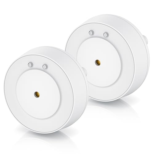 CSL - 2X Wassermelder Wassersensor Wasseralarm mit Batterie - IP66 - Mini Wasserdetektor Sensor - 110 dB lauter Alarm – Melder warnt bei Wasserschäden in Küche Bad Keller Waschmaschine von CSL-Computer