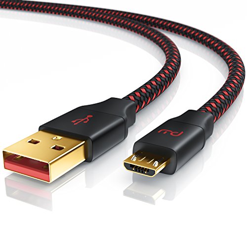 CSL - 3m Micro USB Kabel - Schnellladekabel mit Datenübertragung - Nylonmantel - Ultimate Fast Charge 24 AWG - für schnelle Ladevorgänge CSL - 3m Micro USB Kabel - Schnellladekabel mit Datenübertragung - Nylonmantel - Ultimate Fast Charge 24 AWG - für schnelle Ladevorgänge von CSL-Computer