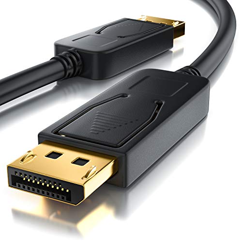 CSL - 5m Ultra HD 4k Displayport 1.2v DP auf Displayport 1.2v DP Kabel - inkl. Sperrfunktion - Auflösung bis zu 3840 x 2160 bei 30 Hz - HDCP 1.3 - bis zu 17 Gbit s - dreifach geschirmt CSL - 5m Ultra HD 4k Displayport 1.2v DP auf Displayport 1.2v DP Kabel - inkl. Sperrfunktion - Auflösung bis zu 3840 x 2160 bei 30 Hz - HDCP 1.3 - bis zu 17 Gbit s - dreifach geschirmt von CSL-Computer
