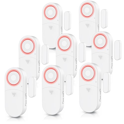 CSL - 8X Fensteralarm Einbruchschutz - Türalarm - 120 dB lauter Signalton Alarmsensor - Tür und Fenster - Set mit Batterien - Alarmanlage - Wohnmobil - Gartenhaus CSL - 8X Fensteralarm Einbruchschutz - Türalarm - 120 dB lauter Signalton Alarmsensor - Tür und Fenster - Set mit Batterien - Alarmanlage - Wohnmobil - Gartenhaus von CSL-Computer