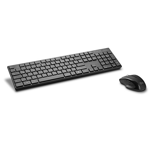 CSL Basic - Tastatur & Maus Set | kabellos | schwarz | Office | Multimedia | Desktop | QWERTZ-Tastenlayout CSL Basic - Tastatur & Maus Set | kabellos | schwarz | Office | Multimedia | Desktop | QWERTZ-Tastenlayout von CSL-Computer