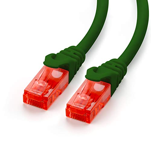 CSL-Computer CAT.6 Ethernet Patchkabel (RJ45) | 3m | grün | LAN-Kabel | UTP | 10/100/1000 Mbit/s von CSL-Computer