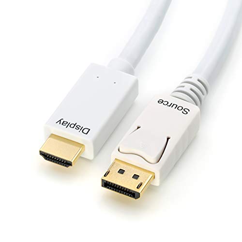 CSL-Computer DisplayPort/HDMI Kabel | 5m | weiß | HDCP-konform | 4K/60Hz | Ethernet-Kanal CSL-Computer DisplayPort/HDMI Kabel | 5m | weiß | HDCP-konform | 4K/60Hz | Ethernet-Kanal von CSL-Computer