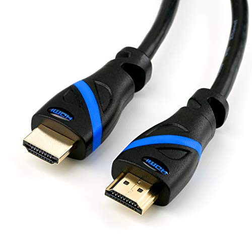 CSL-Computer HDMI 2.0 Kabel | 5m | schwarz/blau | 3D-Ready | 4K/60Hz | gerade Stecker CSL-Computer HDMI 2.0 Kabel | 5m | schwarz/blau | 3D-Ready | 4K/60Hz | gerade Stecker von CSL-Computer