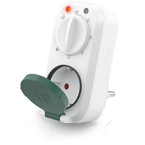 CSL - Digitaler Countdown Timer/Schaltsteckdose mit integrierter LED Anzeige (Timer-Steckdose für den Innenbereich, Countdown in 4 Stufen einstellbar, mit erhöhtem Berührungsschutz CSL - Digitaler Countdown Timer/Schaltsteckdose mit integrierter LED Anzeige (Timer-Steckdose für den Innenbereich, Countdown in 4 Stufen einstellbar, mit erhöhtem Berührungsschutz von CSL-Computer