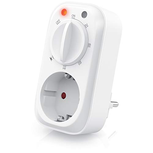 CSL - Digitaler Countdown Timer mit Dämmerungsschalter - Zeitschalter Zeitschaltuhr – 2 4 6 8 Stunden und Dauermodus ON/Off einstellbar – Steckdose – 3600 W 16 A - Version Indoor - Energieeffizient CSL - Digitaler Countdown Timer mit Dämmerungsschalter - Zeitschalter Zeitschaltuhr – 2 4 6 8 Stunden und Dauermodus ON/Off einstellbar – Steckdose – 3600 W 16 A - Version Indoor - Energieeffizient von CSL-Computer