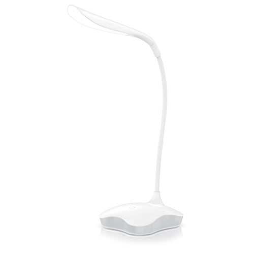 CSL - LED Schreibtischlampe Leselampe dimmbar – 3 Lichtmodi – Touch-Sensor-Schalter – wahlweise 5V Netz- oder Batteriebetrieb – 3 Helligkeitsstufen – 5500 K – flexibler Lampenhals CSL - LED Schreibtischlampe Leselampe dimmbar – 3 Lichtmodi – Touch-Sensor-Schalter – wahlweise 5V Netz- oder Batteriebetrieb – 3 Helligkeitsstufen – 5500 K – flexibler Lampenhals von CSL-Computer