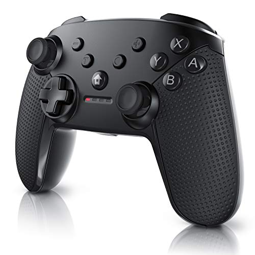 CSL - Nintendo Switch Gamepad - Wireless Controller Bluetooth - Gamecontroller - HD Rumble – Turbo Button - Typ C Ladeanschluss - Wiederaufladbarer Akku - für Nintendo Switch von CSL-Computer