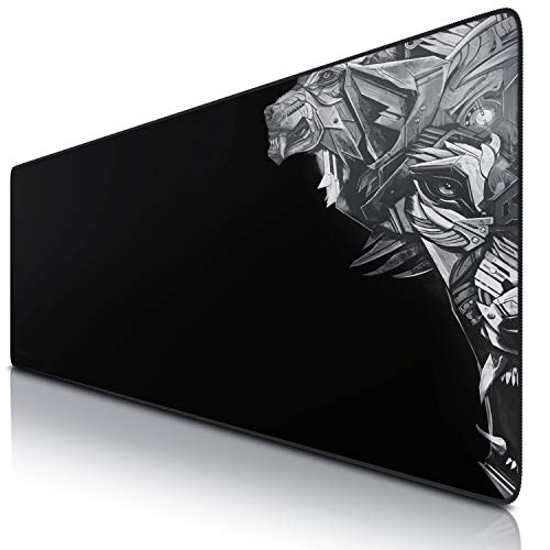TITANWOLF - Übergröße Mauspad Gaming Titanwolf 1200x400mm - XXXL Mousepad groß mit Motiv - Tischunterlage Large Size - verbessert Präzision und Geschwindigkeit - XXL für Logitech Maus und Tastatur von CSL-Computer