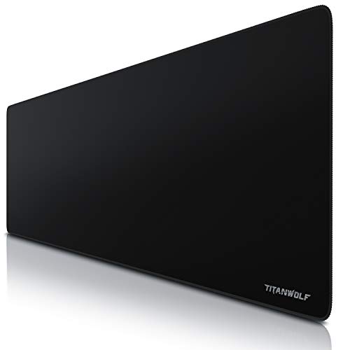 TITANWOLF - Übergröße Mauspad Gaming Titanwolf 1200x400mm - XXXL Mousepad groß Motiv - Tischunterlage Large Size - verbessert Präzision und Geschwindigkeit - XXL z.B. für Logitech Maus und Tastatur von CSL-Computer