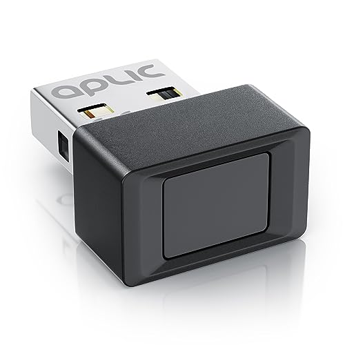 CSL - USB Fingerabdrucksensor Fingerabdruckleser - bis zu 10 IDs - Windows 8 10 11 – unterstützt bis zu 10 IDs – USB - Plug & Play – Finger Scanner - Rundumerkennung von CSL-Computer
