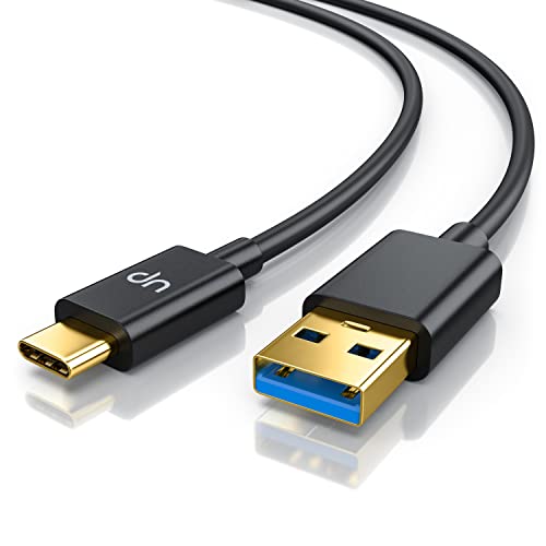 CSL - USB Typ C Kabel, Typ C Ladekabel und Datenkabel 1m USB C Schnellladekabel kompatibel mit Samsung Galaxy S23 / S22 / S21, Huawei, Google Pixel, Sony Xperia, OnePlus, Xiaomi (Schwarz) von CSL-Computer