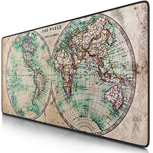 CSL - XXL Mauspad 900 x 400 - Office Mousepad Tischunterlage – präzise Maussteuerung verbessert Geschwindigkeit und Präzission - Stabiler Halt – waschbar – Schreibtischunterlage für Büro und Zuhause von CSL-Computer
