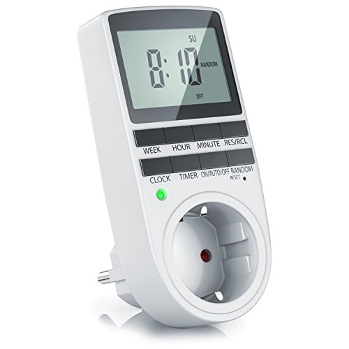 CSL - Zeitschaltuhr digital - 2,1" LCD-Display 5,3 cm - 3680W - Digital-Zeitschaltuhr mit 10 konfigurierbaren Programmen - Back-Up Reserve-Akku - Zufallsschaltung - Berührungsschutz CSL - Zeitschaltuhr digital - 2,1" LCD-Display 5,3 cm - 3680W - Digital-Zeitschaltuhr mit 10 konfigurierbaren Programmen - Back-Up Reserve-Akku - Zufallsschaltung - Berührungsschutz von CSL-Computer