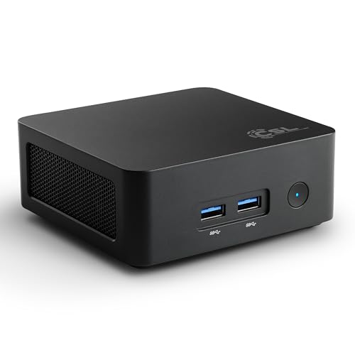 Mini PC CSL Narrow Box Black Windows 11 Home, Intel N100 4X 3400 MHz Turbotakt, 2000 GB M.2 SSD, 32 GB DDR4-RAM, Intel UHD Grafik, HDMI 2, USB 3.2, BT 5.2, AX WLAN Mini PC CSL Narrow Box Black Windows 11 Home, Intel N100 4X 3400 MHz Turbotakt, 2000 GB M.2 SSD, 32 GB DDR4-RAM, Intel UHD Grafik, HDMI 2, USB 3.2, BT 5.2, AX WLAN von CSL-Computer