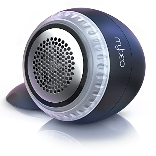 Mybeo - Fusselentferner elektrisch mit Akku - Fusselrasierer wiederaufladbar - inkl. USB Ladekabel – für Verschiedene Stoffe – Sicherheitsschalter - Black Design von CSL-Computer