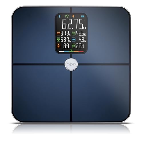 Mybeo - Körperfettwaage mit App - Digitale Bluetooth Körperwaage - Personenwaage Multifunktionswaage - Digitale Anzeige – Full Body Scan - bis zu 180 kg – gehärtetes Glas - mit körperfettanalyse Mybeo - Körperfettwaage mit App - Digitale Bluetooth Körperwaage - Personenwaage Multifunktionswaage - Digitale Anzeige – Full Body Scan - bis zu 180 kg – gehärtetes Glas - mit körperfettanalyse von CSL-Computer