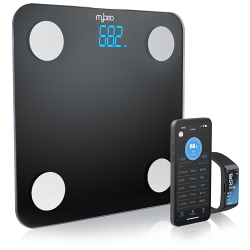 Mybeo - Körperfettwaage mit App - Digitale Bluetooth Körperwaage - Personenwaage Multifunktionswaage - Waage Personen mit App Steuerung - Körperanalysewaage BMI Körperfett Muskelmasse Knochenmasse Mybeo - Körperfettwaage mit App - Digitale Bluetooth Körperwaage - Personenwaage Multifunktionswaage - Waage Personen mit App Steuerung - Körperanalysewaage BMI Körperfett Muskelmasse Knochenmasse von CSL-Computer