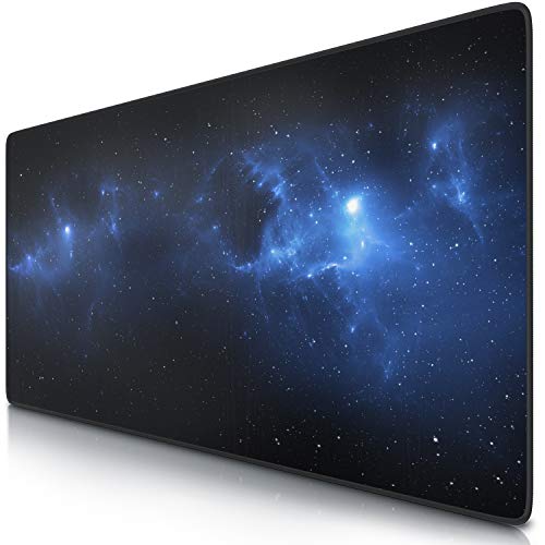 TITANWOLF XXL Mauspad Gaming 900x400 mm XXL Mousepad groß mit Motiv - Tischunterlage Large Size - verbessert Präzision und Geschwindigkeit - auch für Roccat Razer Logitech Maus und Tastatur - Space von CSL-Computer