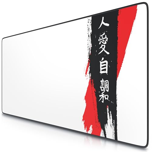 TITANWOLF - XXL Speed Gaming Mauspad 900 x 400mm - XXL Mousepad - Tischunterlage Large Size - verbessert Präzision und Geschwindigkeit - Japan Ink Letters Design TITANWOLF - XXL Speed Gaming Mauspad 900 x 400mm - XXL Mousepad - Tischunterlage Large Size - verbessert Präzision und Geschwindigkeit - Japan Ink Letters Design von CSL-Computer