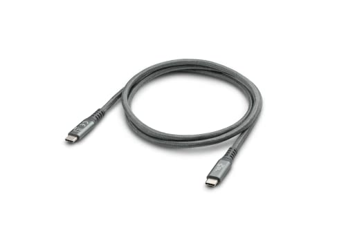 CSL-Computer USB 3.2 Gen2 2x2 Typ-C Kabel Bundle, 1x 1m + 1x 2m + 1x 3m Länge, Datenübertragungsrate bis zu 20 Gbit/s, Leistung bis zu 100W, Metallstecker, Nylonmantel, grau von CSL-Computer