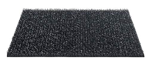 CSN Astro Turf Fußmatte 60 x 40 cm Schiefergrau Anthrazit Rasenteppich | Schmutzfangmatte für Innen und Außenbereich | Kunstrasen Wetterfest Outdoor Bürstenmatte von CSN