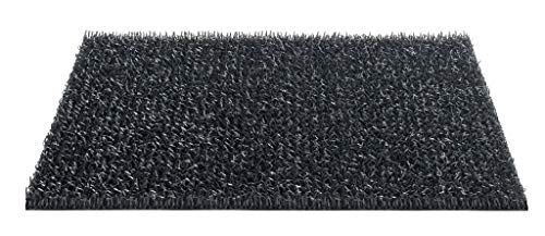 CSN Astro Turf Fußmatte für Innen- und Außenbereich Fußabtreter Polyethylen Bürstenmatte Kunstrasen Wetterfest Antrazit 45 x 75 cm Anthrazit von CSN