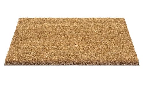 CSN Kokosmatten | Kokos Fussmatte Türmatte | Natur Fußabtreter, aus natürlichem Kokos für Innen | 100% Kokos 70 x 50 cm | von CSN