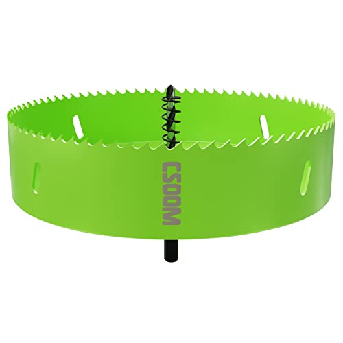 CSOOM 200mm M42 Bi-Metall-Lochsäge Bohrkrone Für Arbeiten in Gipskarton, Kunststoff, Holz, dünnes Metall, dünnem Stahl-blech, Hochleistungs-Bohrwerkzeug von CSOOM