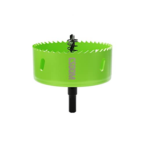 CSOOM 110mm M42 Bi-Metall-Lochsäge Bohrkrone Für Arbeiten in Gipskarton, Kunststoff, Holz, dünnes Metall, dünnem Stahl-blech, Hochleistungs-Bohrwerkzeug von CSOOM