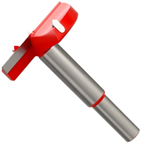 CSOOM Forstnerbohrer 45mm - Forstner Bohrer für Holz, Forstner Bits mit Rundschaft, Zubehör Bohrmaschine von CSOOM