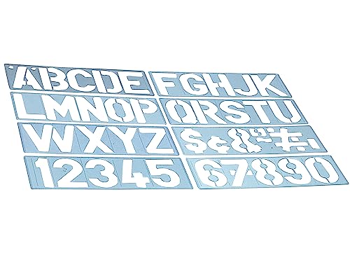 CSP 1700 - Beschriftungsschablone Buchstaben und Zahlen 50 mm von CSP
