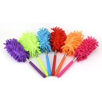 (75 cm) 6er-Set Mikrofaser-Staubwedel mit Teleskopstange zum Entfernen von Staub und Flecken auf Fenstern und Möbeln von CSPARKV