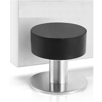 Csparkv - 1 Stück selbstklebende Türstopper aus Edelstahl, Türstopper mit stoßfestem Gummi für Wand- oder Bodenmontage, mit doppelseitigem von CSPARKV