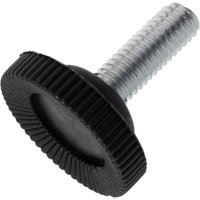 10er-Set M8 Ø29 mm verstellbare Möbelfüße zum Einschrauben - Höhe 32 mm - Kunststoff - Farbe: Schwarz - Sofas, Schreibtische, Fernseher von CSPARKV