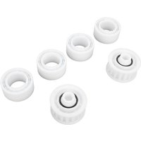 12 × 18 × 4,8 cm) 4er-Pack Ersatz-Führungsräder für Poolreiniger mit 2 Riemenscheiben für Dolphin Robot Pool Cleaner Zubehör - Csparkv von CSPARKV