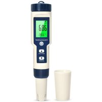 18 × 3,7 × 3,7 cm) pH-Meter, 5-in-1 PH/TDS/EC/Salzgehalt/Thermometer, LCD-Display-PH-Tester, automatische Temperaturkompensation, elektronischer von CSPARKV
