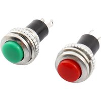 2 Stück 10 mm Momentary SPST Metal Montags Panel Push Button Switch AC125V 3A 250V 6A 2 Stück 10 mm Momentary SPST Metal Montags Panel Push Button Switch AC125V 3A 250V 6A von CSPARKV