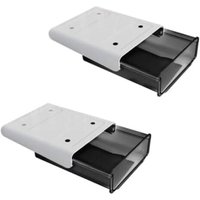 20 x 17 x 7,2 cm, 2 Stück, versteckt unter dem Schreibtisch, Aufbewahrungsbox mit Schreibtischschublade – großes Fassungsvermögen – selbstklebend – 20 x 17 x 7,2 cm, 2 Stück, versteckt unter dem Schreibtisch, Aufbewahrungsbox mit Schreibtischschublade – großes Fassungsvermögen – selbstklebend – von CSPARKV