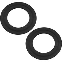 Csparkv - 2er-Pack Ersatzdichtungen aus Gummi für Toilettenspülventile, 71 mm x 100 mm, Schwarz Csparkv - 2er-Pack Ersatzdichtungen aus Gummi für Toilettenspülventile, 71 mm x 100 mm, Schwarz von CSPARKV
