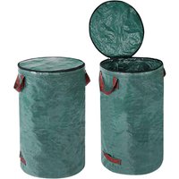 2er-Pack Gartensäcke mit Deckel – 120 l – Grünabfallsäcke – faltbar – mit Griffen – wiederverwendbar – selbsttragend – aus strapazierfähigem 2er-Pack Gartensäcke mit Deckel – 120 l – Grünabfallsäcke – faltbar – mit Griffen – wiederverwendbar – selbsttragend – aus strapazierfähigem von CSPARKV