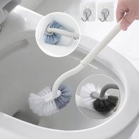 Csparkv - 2er-Pack abgeschrägte Toilettenbürste mit gebogenem Design für gründliche Reinigung, langem Kunststoffgriff und flexiblen Borsten Csparkv - 2er-Pack abgeschrägte Toilettenbürste mit gebogenem Design für gründliche Reinigung, langem Kunststoffgriff und flexiblen Borsten von CSPARKV