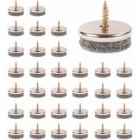 32 Stück Stuhlgleiter, Stuhlgleiter mit 28 mm Durchmesser. Möbelgleiter mit 5 mm dicken Filzen sind idealer Schutz für das Stuhlbein und lassen sich von CSPARKV