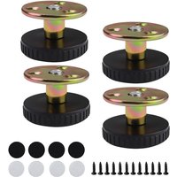 4 Stück verstellbare Möbelbeine, Badezimmerschrankbeine, Küchenschrankbeine, Zwei Installationsmethoden, 40 mm höhenverstellbare Füße, mit 4 Stück verstellbare Möbelbeine, Badezimmerschrankbeine, Küchenschrankbeine, Zwei Installationsmethoden, 40 mm höhenverstellbare Füße, mit von CSPARKV
