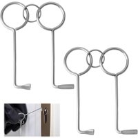 4-teiliges Universal-Dietrich-Set, Dietrich-Werkzeuge aus Edelstahl, ideal für Türen, Schlüsseldienste, Not- und Pannendienste von CSPARKV