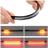 Csparkv - 48 LED-Bremslichter für Motorrad-Auto-Fahrrad-Blinker-Lichtleiste mit 12-V-Lichtern von CSPARKV