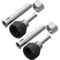 Csparkv - 6 Stück Lötkolbenhülse Lötkolben Stahlrohr Lötkolbenzubehör Lötkolbenschraube Schweißgriffhülse Edelstahl Silber Csparkv - 6 Stück Lötkolbenhülse Lötkolben Stahlrohr Lötkolbenzubehör Lötkolbenschraube Schweißgriffhülse Edelstahl Silber von CSPARKV